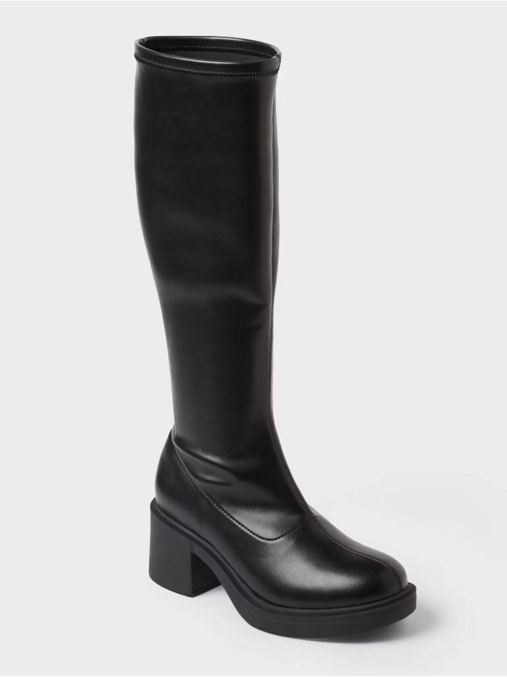 Women's Danika Block Heel Tall Boots, Black - Wild Fable, Sz 8 US, NWT